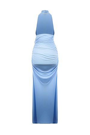 Abito lungo Stella in jersey interlock azzurro THE ANDAMANE | T190114ATJP073CIELO